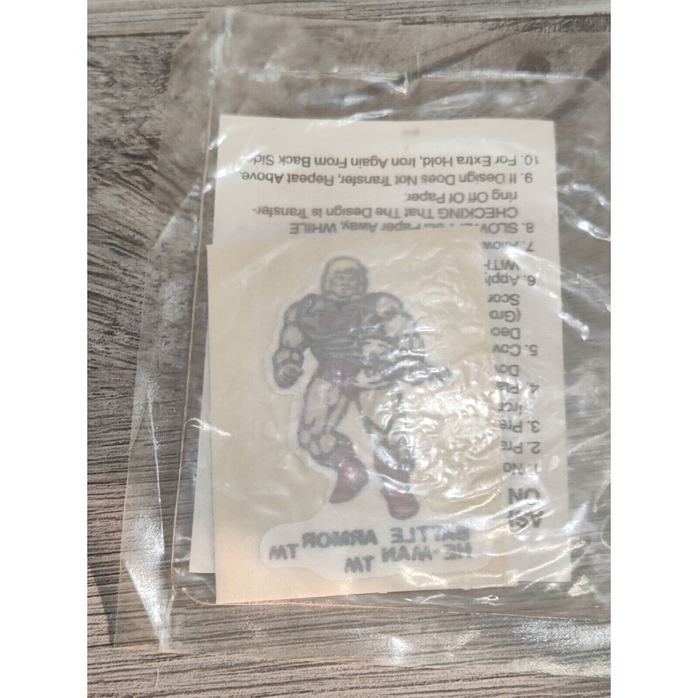 ORIGINAL Vintage 1980's Masters of the Universe He-Man Tattoo